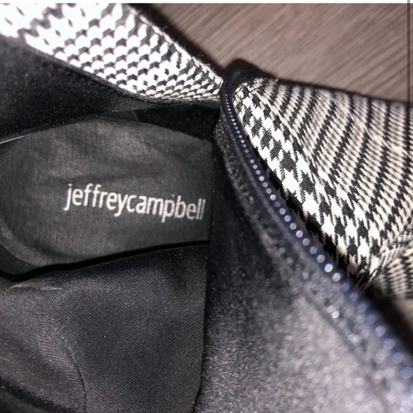 Jeffrey Campbell Houndstooth Plaid Booties - Picture 4 of 9